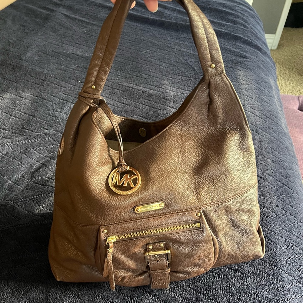 Michael Kors Brown Austin 2 Handles Handbag